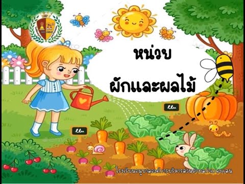 สื่อการสอนออนไลน์หน่วยผักผลไม