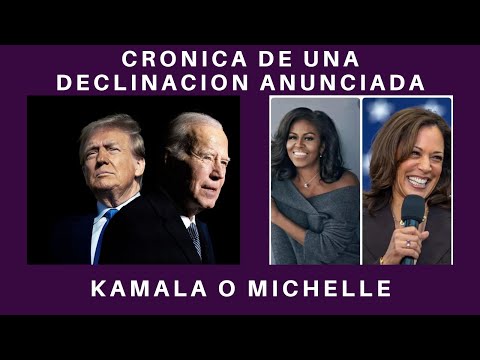 BIDEN ABANDONA CANDIDATURA DEMOCRATA; ¿KAMALA HARRIS O MICHELLE OBAMA PARA EFRENTAR A TRUMP?