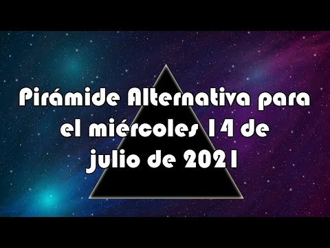 Lotería de Panamá - Pirámide Alternativa para el miércoles 14 de julio de 2021