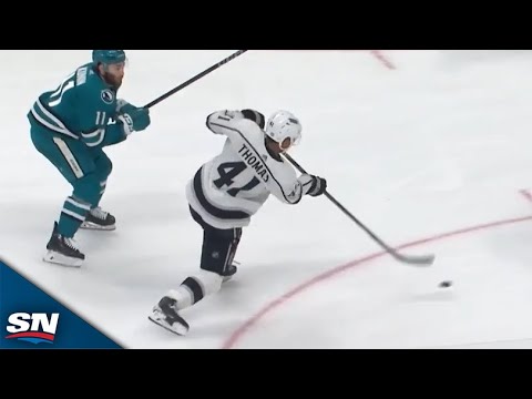 Kings Akil Thomas Uses Screen To Wire Home First NHL Goal