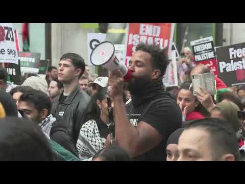 Royaume-Uni: manifestation en soutien aux Palestiniens à Londres | AFP Images