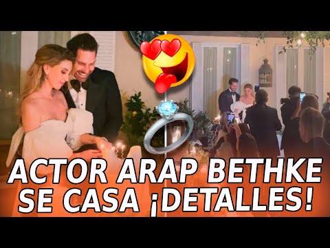 El ACTOR Arap Bethke SE CASÓ con Anna Tazzer ¡Todos los detalles!