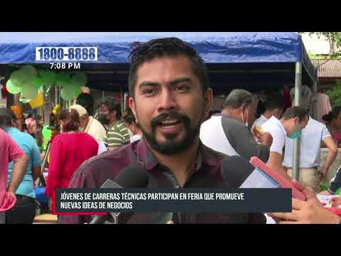 Desarrollan feria emprendedora en estudiantes de carreras técnicas de Nicaragua