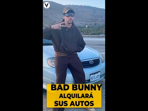Bad Bunny alquila sus autos a los fans