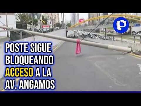 Miraflores: Persiste el bloqueo de Vía expresa dificultando el acceso a avenida Angamos (2/2)
