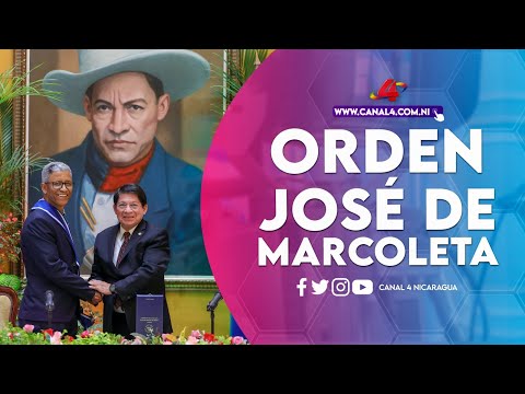 Cancillería de Nicaragua condecora con la orden José de Marcoleta al representante de UNICEF