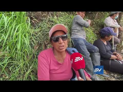 Se encuentran víctimas del deslave producido en la vía Loja-Zamora