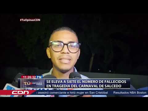 Se eleva a siete el número de fallecidos en tragedia del carnaval de Salcedo