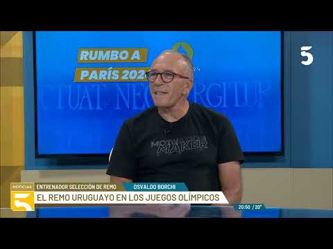 Rumbo a París 2024 con Osvaldo Borchi, entrenador de la selección uruguaya de remo