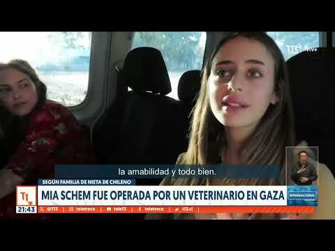 Mia Schem fue operada por un veterinario en Gaza