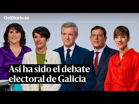 RESUMEN DEBATE GALICIA: El PP tropieza frente a una izquierda que le afea su gestión