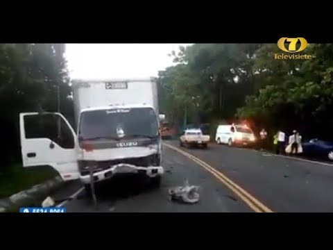 Se registró un accidente en Colomba Costa Cuca, Quetzaltenango