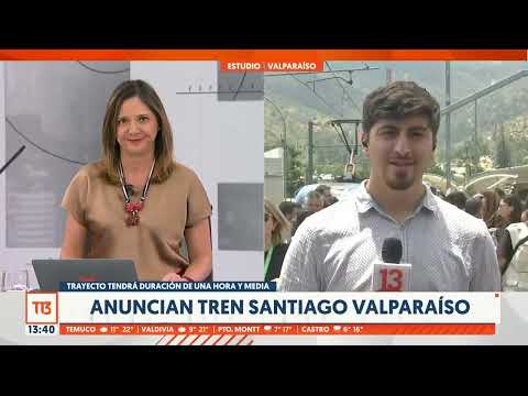 Anuncian Tren Santiago-Valparaíso: operaría en 2030