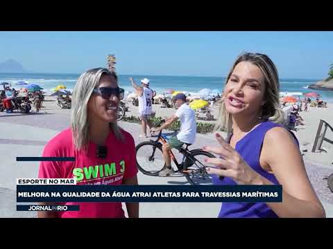 Melhora na qualidade da água atrai atletas para praticar esporte do mar