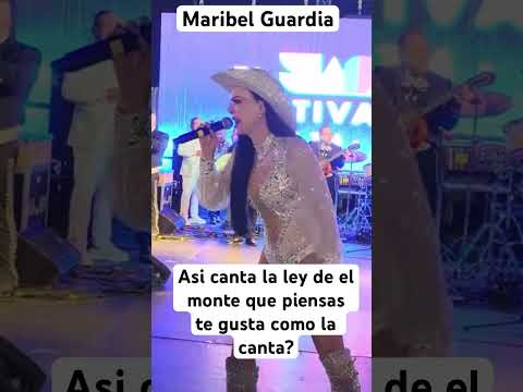 Así canta Maribel Guardia la ley del monte en El Salvador recordando Vicente Fernández #viral