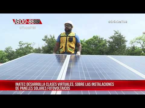 INATEC desarrolla clase virtual sobre instalaciones de paneles solares - Nicaragua