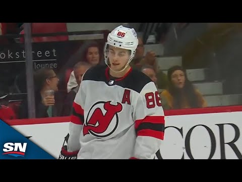 Devils Jack Hughes WHIFFS On Penalty Shot vs. Senators