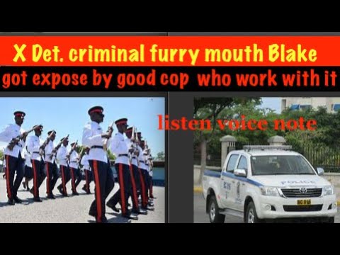 JCF good cops speak out on X det. Furry mouth Blake , A1 Criminal. listen cop voice note