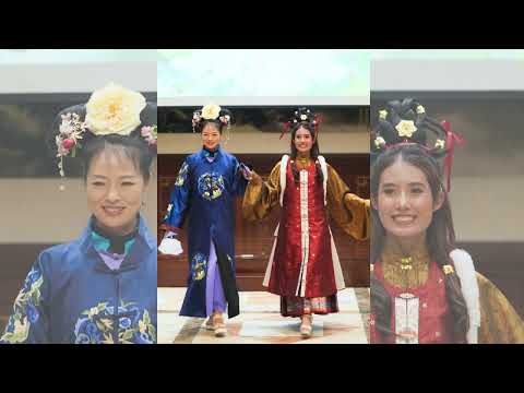 China ASEAN SDU นักศึกษาธุรกิจจีนอาเซียนม.สวนดุสิตแสดงแบบชุดจีนโบราณงานวันสต