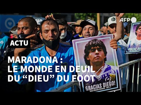 Maradona: émotion planétaire après la mort du génie du foot I AFP