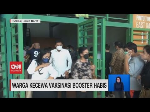 Warga Kecewa Vaksinasi Booster Habis