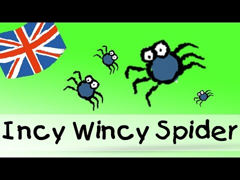 Incy Wincy Spider - englische Kindergarten Lieder || Kinderlieder