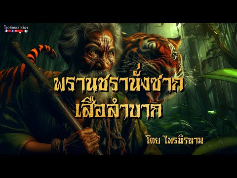 พรานชรานั่งซากเสือลำบาก