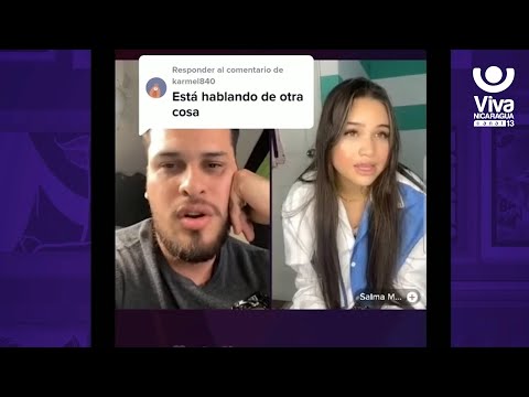 Salma Flores se muestra incomoda con su pareja ante una pregunta en TikTok