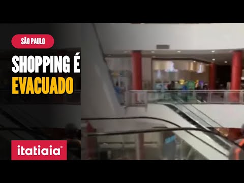 SHOPPING É EVACUADO POR SUSPEITA DE VAZAMENTO DE GÁS EM SÃO PAULO