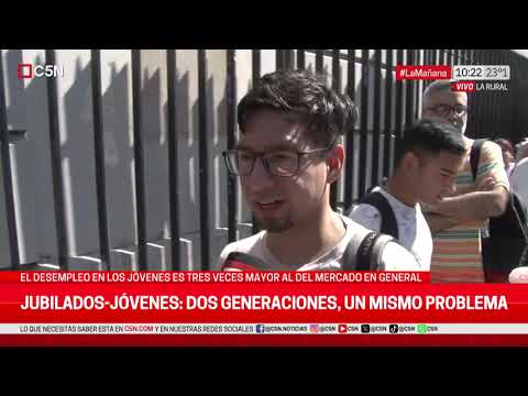 MILES de JÓVENES hacen FILA por un EMPLEO en LA RURAL