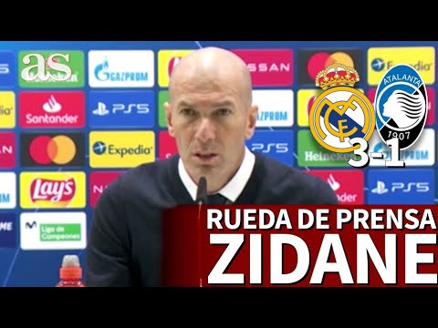 REAL MADRID 3- ATALANTA 1 | Rueda de prensa de ZIDANE | Diario AS