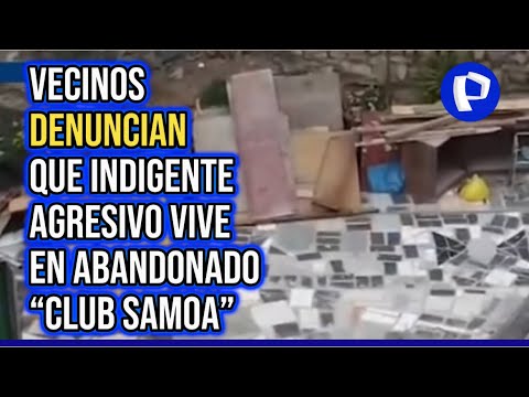 BDP Vecinos denuncian que Club Samoa en Chorrillos es usado como basurero