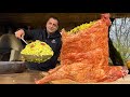 10kg Azerbaijani Pilaf Cooked Inside 15kg of Lamb! Life in the mountains