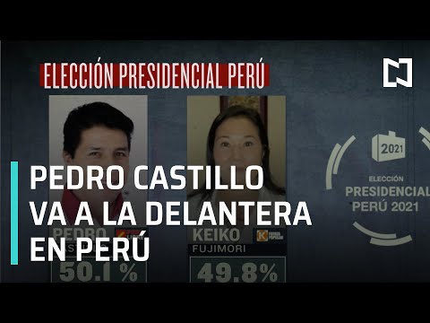 Pedro Castillo va a la delantera en elecciones presidenciales de Perú - Noticias MX