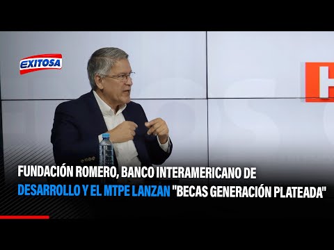Fundación Romero, Banco Interamericano de Desarrollo y el MEF lanzan Becas Generación Plateada