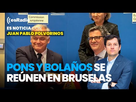 Es Noticia: Pons y Bolaños se reúnen en Bruselas para cerrar el acuerdo del CGPJ