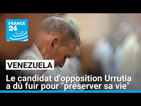 Le candidat d'opposition Gonzalez Urrutia a dû fuir le Venezuela pour préserver sa vie