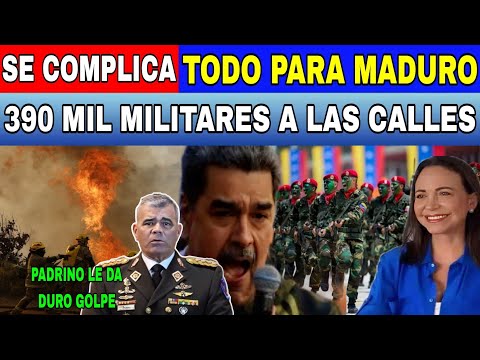 MÁS DE 390 MIL MILITARES A LAS CALLES PADRINO QUIEN PERDIÓ QUE SE VAYA TIEMBLA MADURO  NOTICIAS HOY