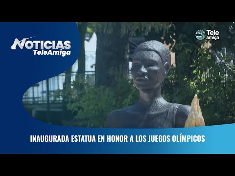 Inaugurada estatua en honor a los juegos olímpicos - Noticias Teleamiga