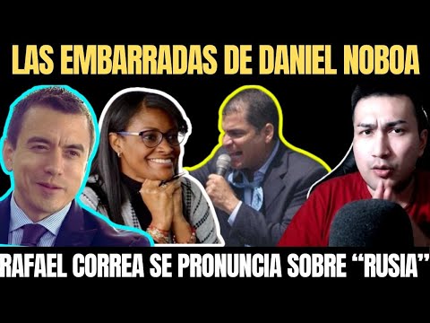 Rafael Correa le responde a Daniel Noboa y Diana Salazar “Me perseguirán por las elecciones 2025”