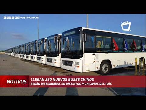 250 nuevos buses chinos circularán en Managua