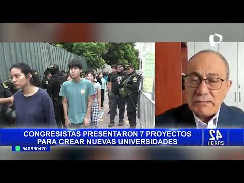 Idel Vexler sobre proyectos para crear universidades: Son populistas y sin criterio de análisis