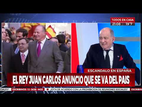 El rey Juan Carlos anunció que se va de España