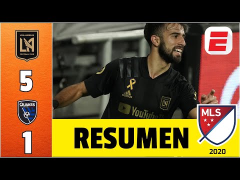LAFC 5-1 San Jose Earthquakes | RESUMEN MLS | DOBLETE de Diego Rossi hunde al SJ de Matías Almeyda