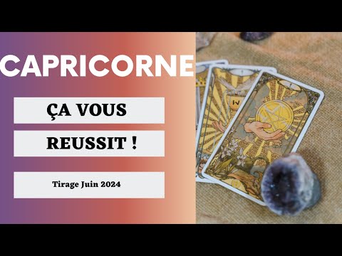 Capricorne Une Sacrée Force  ! Tirage Juin  2024