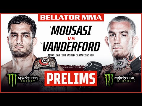 BellatorMMA 🤼 BELLATOR MMA 275: Mousasi vs. Vanderford | Monster Energy Prelims | DOM