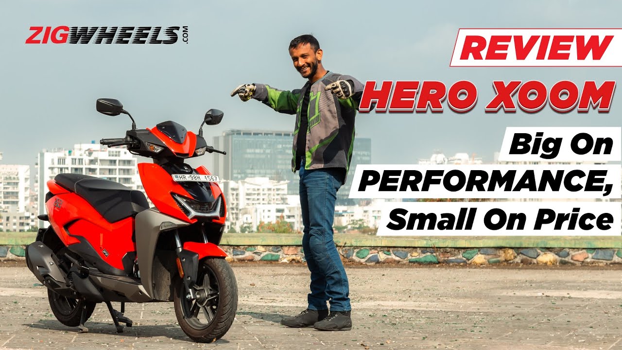 Hero Xoom Review | A 110cc Scoot Punching Above Its Weight | ZigWheels Real World Test
