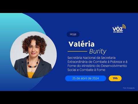 VALÉRIA BURITY | A VOZ DO BRASIL