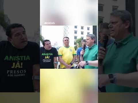 Tarcísio pede liberdade de volta durante discurso em manifestação do 7 de Setembro #shorts