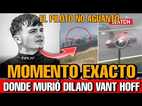 MOMENTO EXACTO del Acc1dent3 del PILOTO Dilano Van't Hoff MUERE piloto de 18 años Dilano Van't Hoff